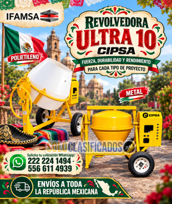 REVOLVEDORA ULTRA 10 CIPSA METAL/POLIETILENO... 