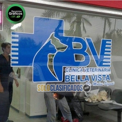 Solo Clasificados - Vinilos Impresos Corte Microperforado - imagen: 4