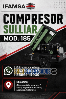 COMPRESOR SULLIAR MOD 185...