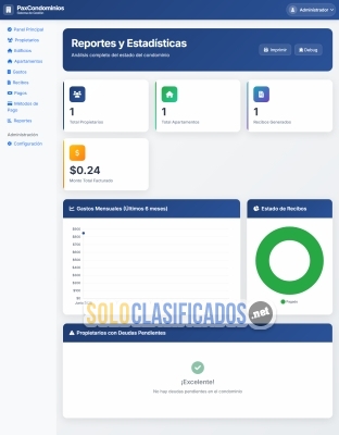 Software para administración de condominios en Venezuela sin inte... 