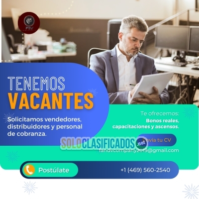 Buscamos personal en nuestra nuevas oficinas... 