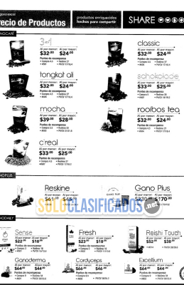 Solo Clasificados - Venta de Café Ganoderma lucidum al Mayor - imagen: 1