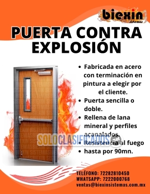 Solo Clasificados - PUERTAS CONTRA EXPLOSIONES – MÁXIMA PROTECCIÓN PARA ENTORNOS CRÍTICOS - imagen: 1