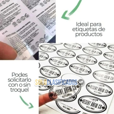 Solo Clasificados - Etiquetas Adhesivas Personalizadas para Producto - imagen: 2