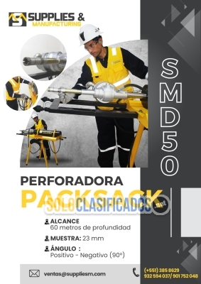 MAQUINA PERFORADORA DIAMANTINA (PACKSACK SM D50)... 