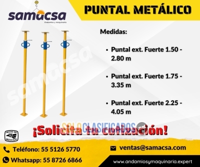 Solo Clasificados - Puntal Metálico Extra Fuerte y Ajustable - imagen: 1