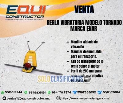 Venta Regla Vibratoria Modelo Tornado en Quintana Roo... 