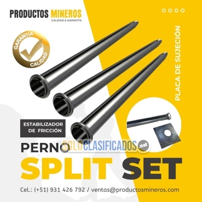 PERNOS SPLIT CALIDAD (ACCESORIOS DE PERFORACIÓN)... 