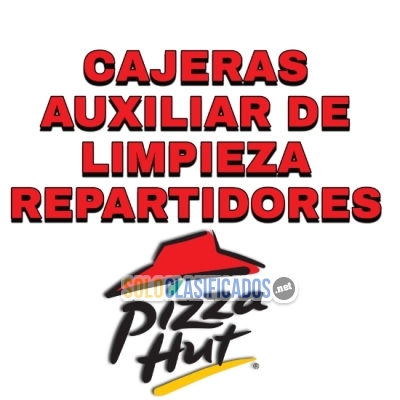 CAJERAS PARA PIZZA HUT GUAYAQUIL BAJO CONTRATO... 