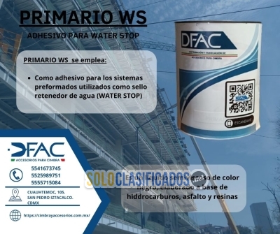 COTIZA CON NOSOTROS PRIMARIO WS ADHESIVO PARA WATER STOP... 