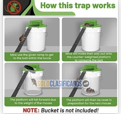 Trampa para roedores  / Mouse bucket trap... 